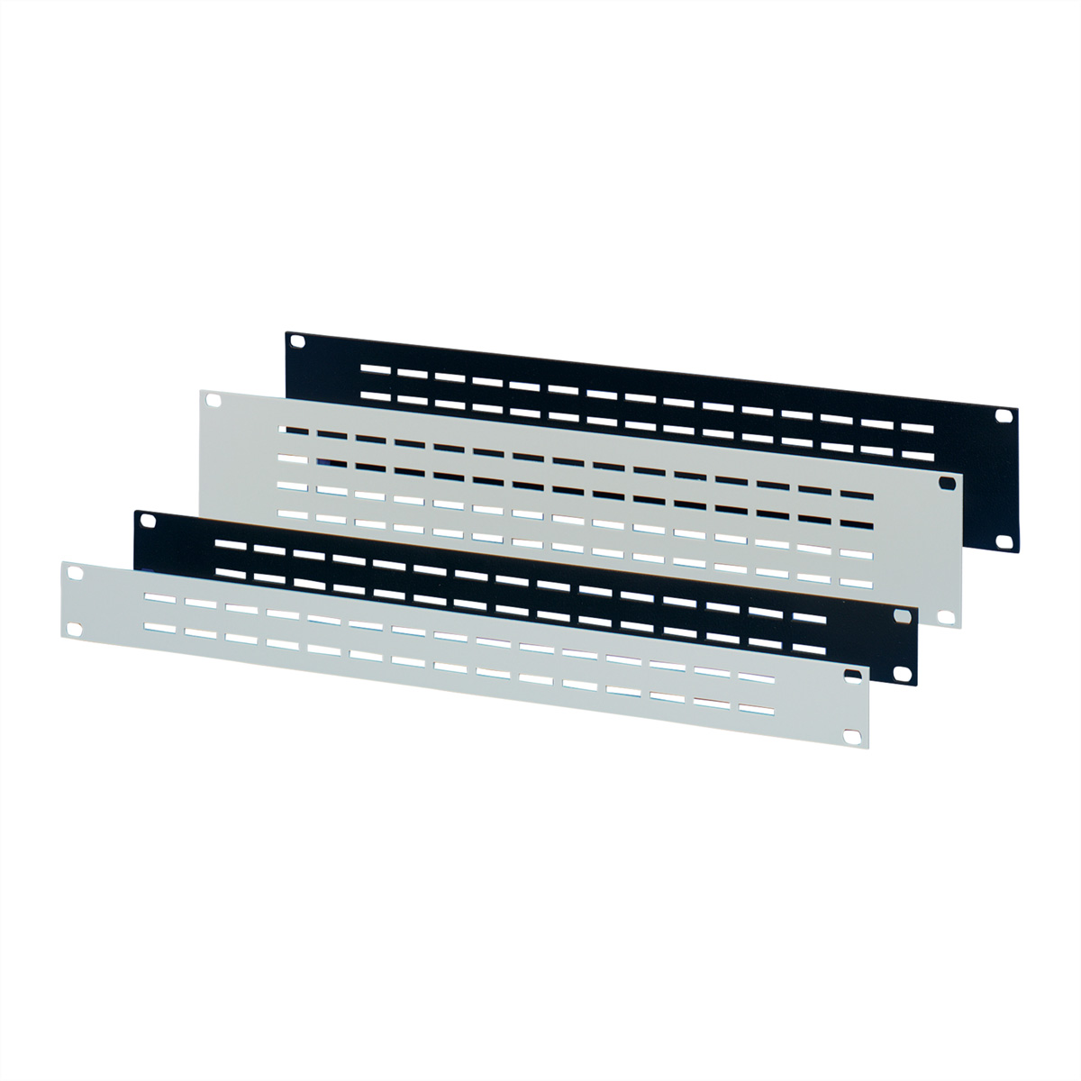 SCHROFF 30702-047 Frontabdeckung 19" 1HE Aluminium Grau