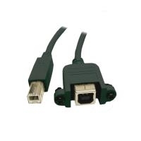 Verlängerung USB 2.0 Stecker B an Einbaubuchse B, 0,5 m, Good Connections® (2511-05EB)