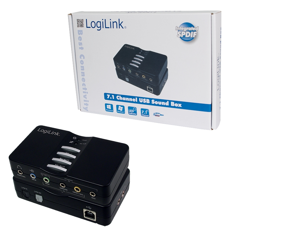 LogiLink USB Sound Box Dolby 7.1 Externe Soundkarte