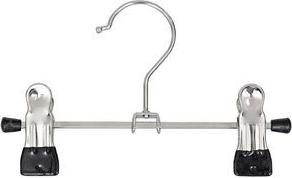 Peggy Perfect Hosenklemmbügel, aus Metall, Mini Größe: Mini, aus Metall, gummierte Klammern, Breite: 170 mm - 1 Stück (90565)