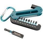 MAKITA E-12005 - Impact Black Bit-Set (10-teilig | inkl. Karabinerhaken) (E-12005)