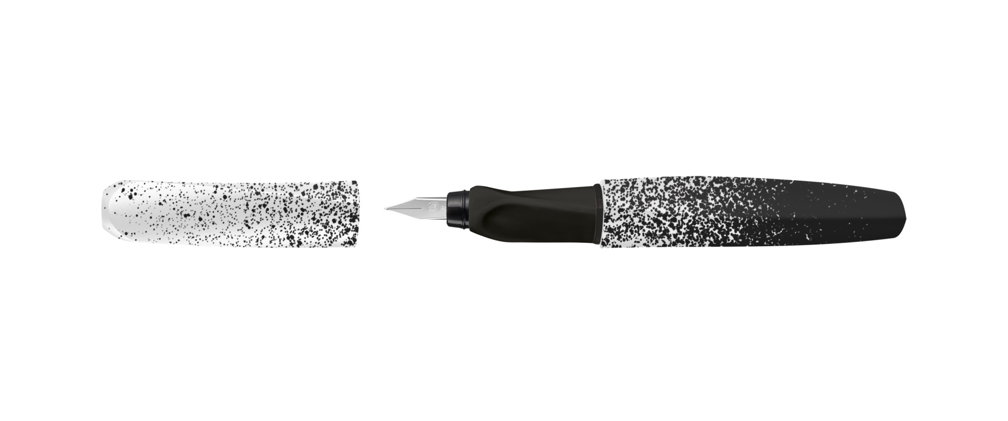 Pelikan Twist M Füllfederhalter Mittel Schwarz/Weiß