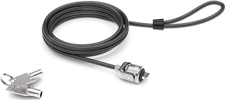Compulocks CL15 T-bar Security Keyed Cable Lock Schwarz, Silber