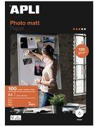 agipa Foto-Papier, DIN A4, 120 g/qm, matt für Inkjetdrucker - 1 Stück (12626)