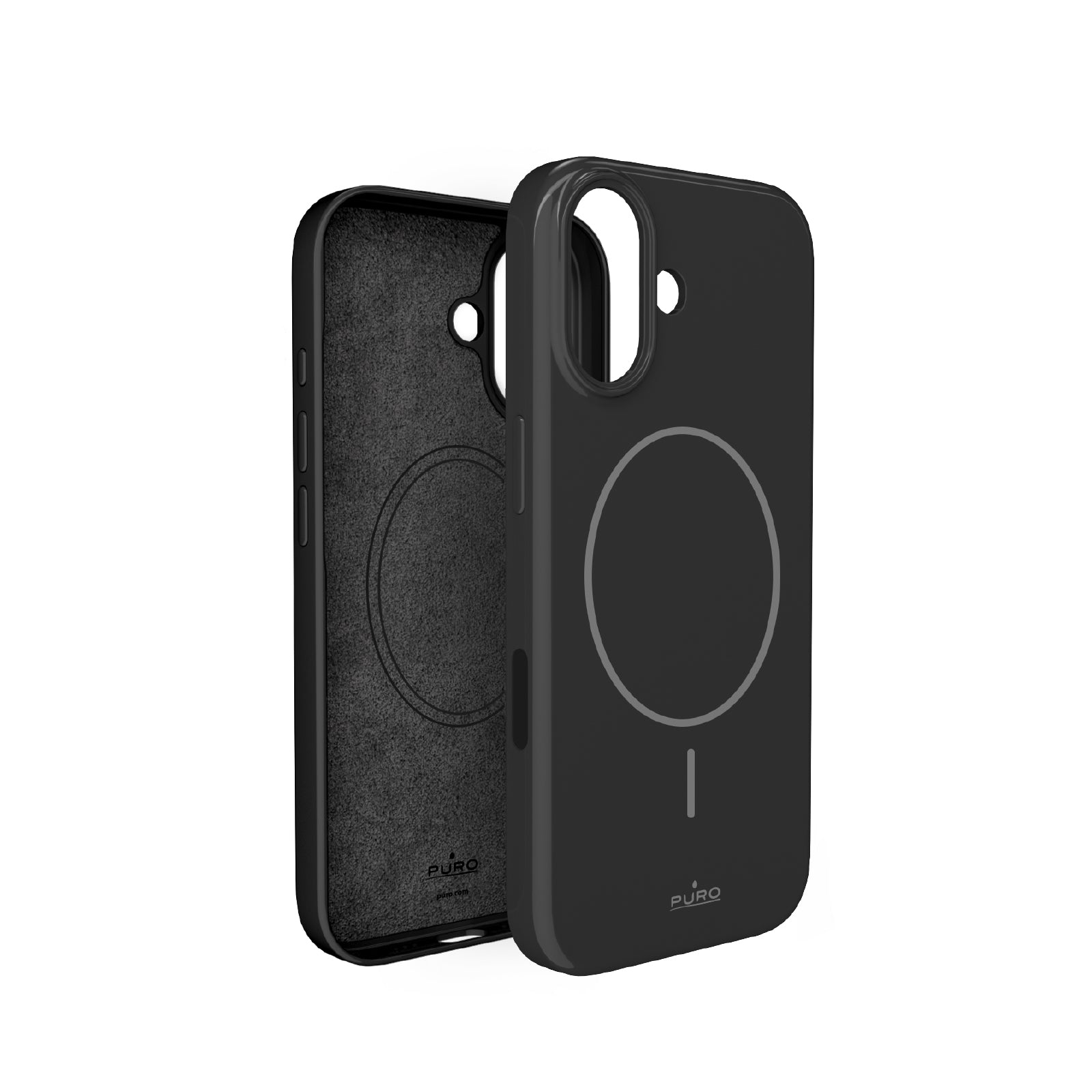 Puro Cover Schutzhülle für Apple iPhone 17 Polycarbonat Schwarz