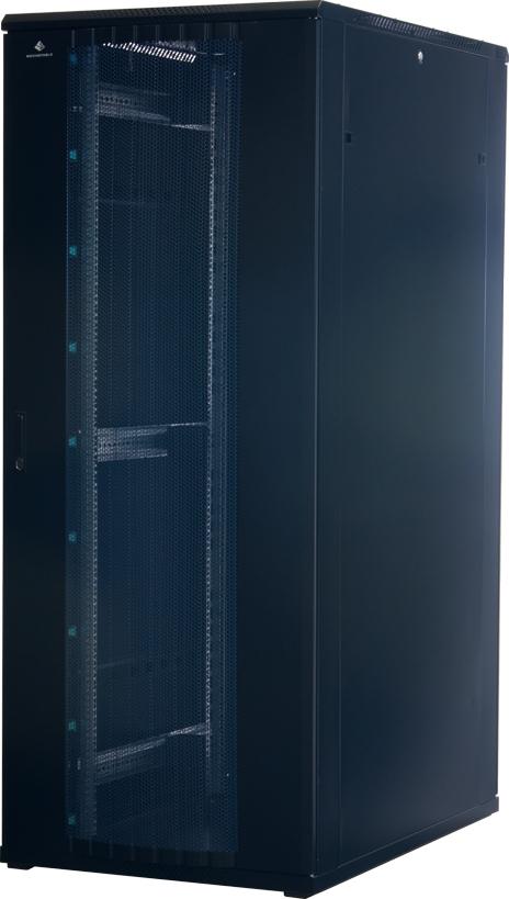 Rockstable 42 HE 19" Serverschrank mit Gitternetztüren und Doppeltür Hinten (RS19-8242PD)