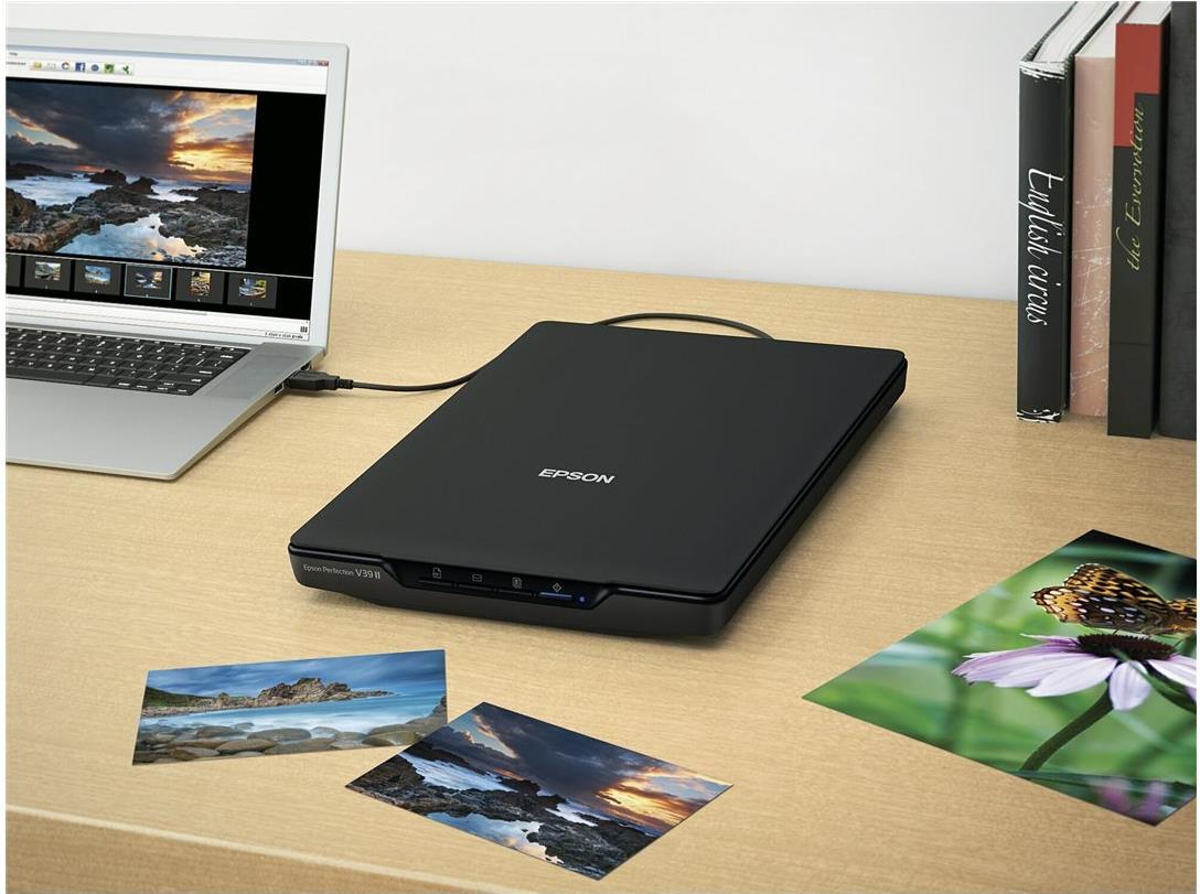Epson Perfection V39II 4800 dpi Flachbettscanner Schwarz