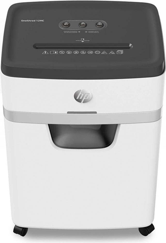 HP OneShred 12MC Aktenvernichter Mikroschnitt 2 x 15 mm Weiß