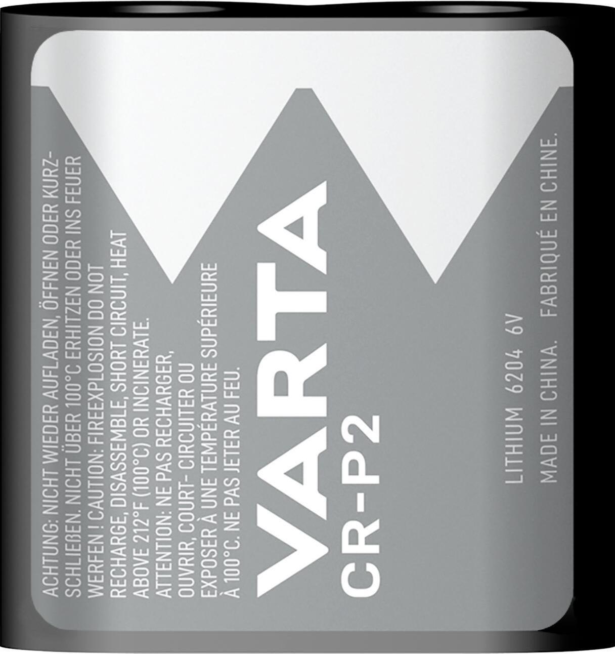 Varta CR-P2 6 V 1600 mAh Schwarz
