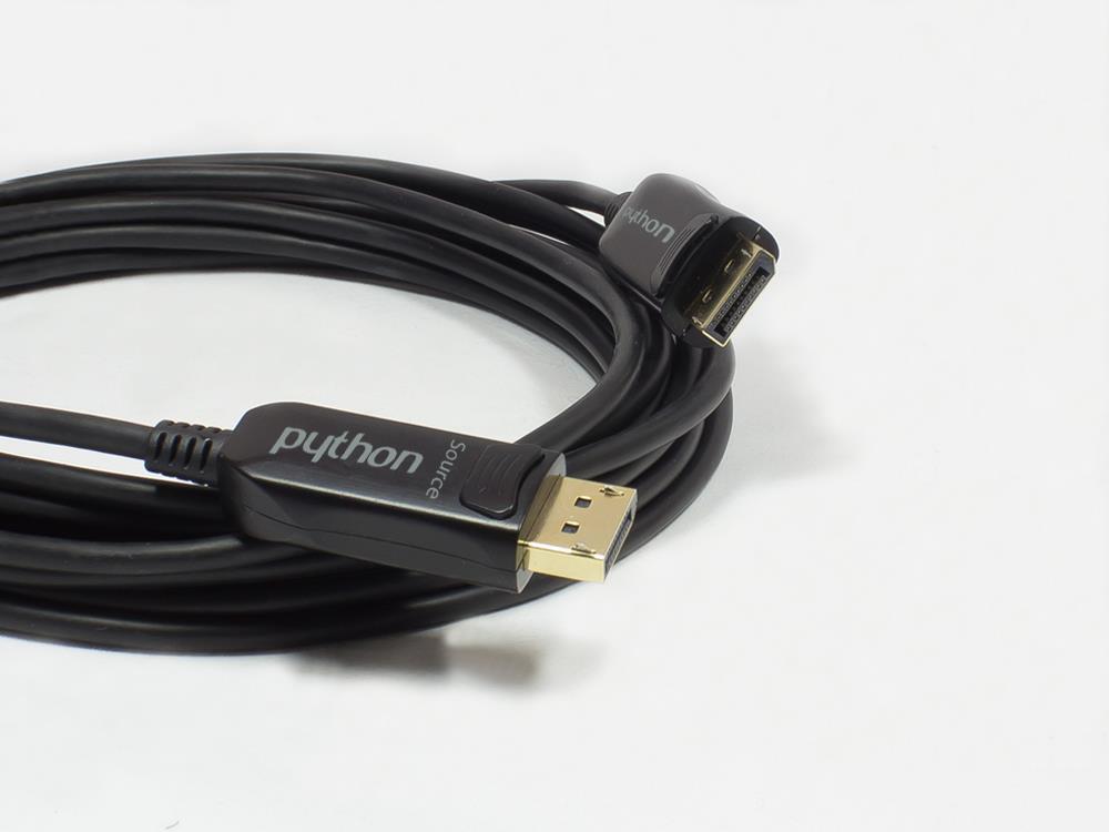 PYTHON Optisches Hybrid DisplayPort 1.2 Anschlusskabel, 4K2K / UHD 60Hz
