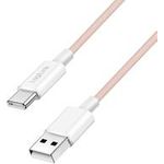 LogiLink USB 2.0 Typ-C Kabel C/m> A/m Nylon 60W rosa (CU0325)