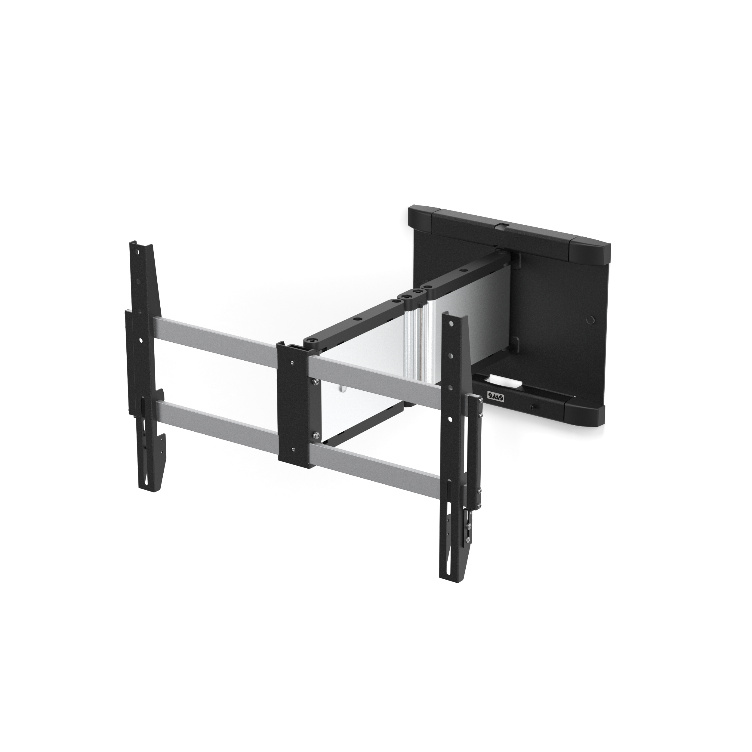 SMS Icon 3D Wandhalterung Aluminium Schwarz