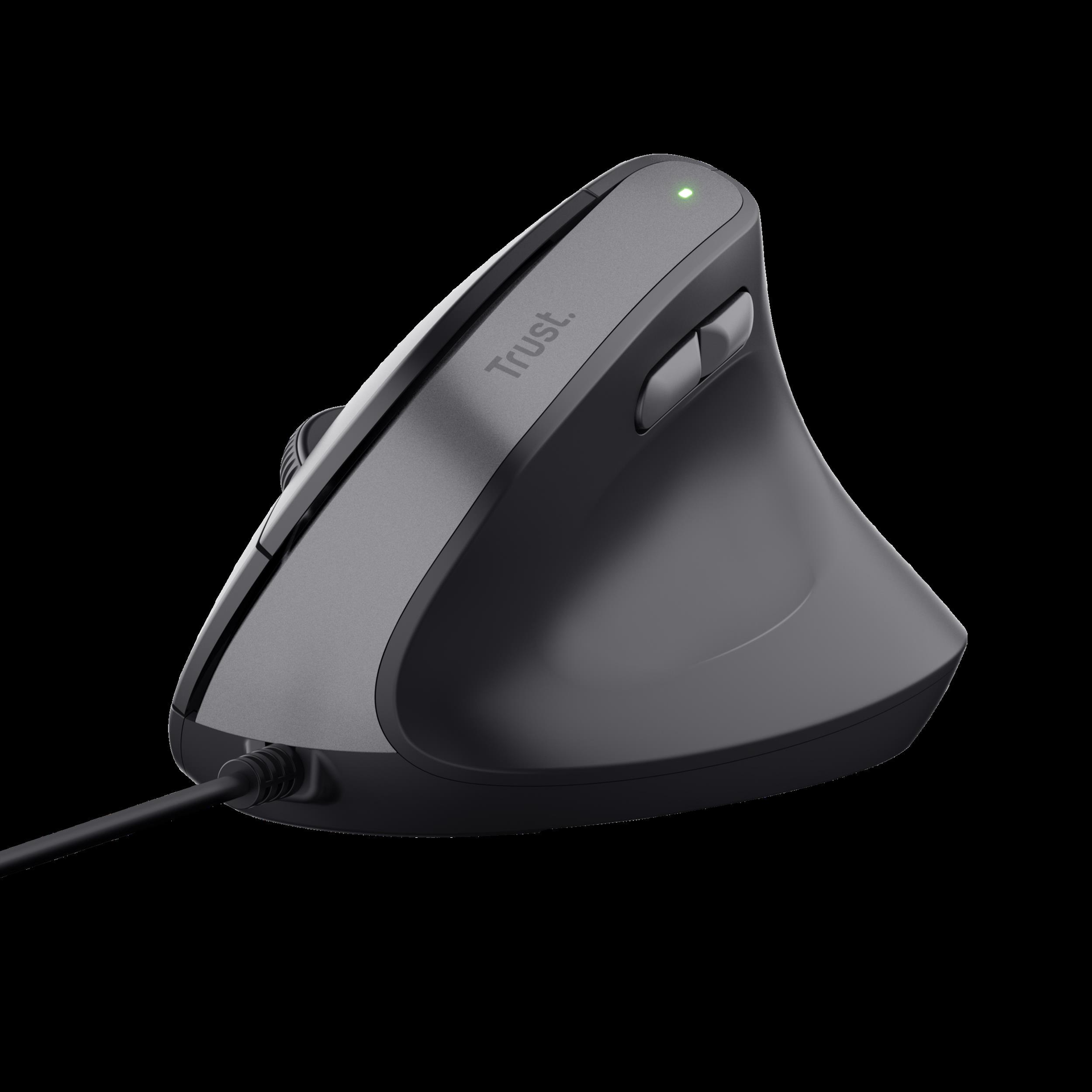 Trust Bayo II Vertikale Maus 6 Tasten USB-A Schwarz