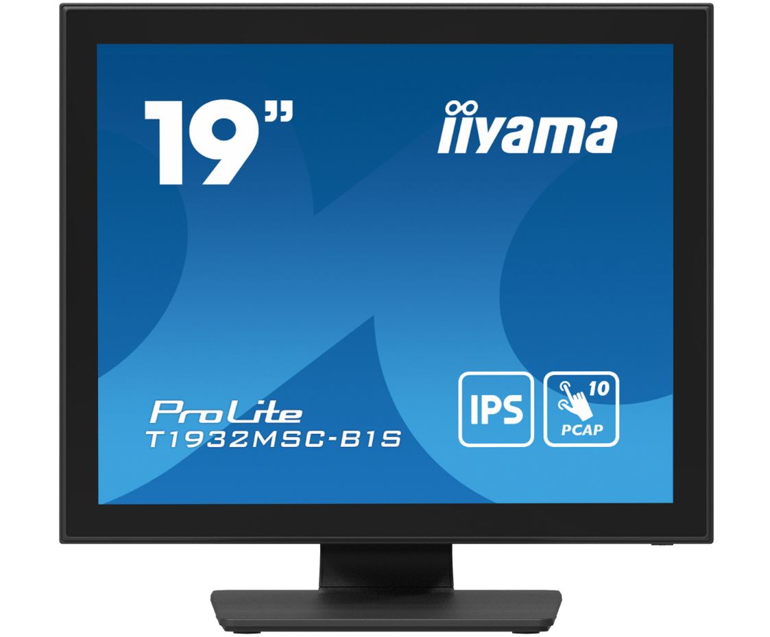 iiyama ProLite T1932MSC-B1S Computerbildschirm 48,3 cm (19") 1280 x 1024 Pixel Full HD LED Touchscreen Tisch Schwarz (T1932MSC-B1S)