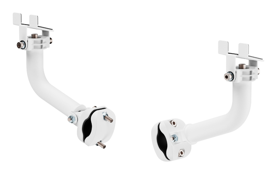 Oplite ScreenLockPro Monitorhalter für Flug- und Rennsimulator 45-57" Weiß