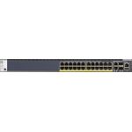 Netgear ProSAFE M4300 Rackmount Gigabit Managed Switch, 26x RJ-45, 2x SFP+, 480W PoE+ (GSM4328PA-100NES)