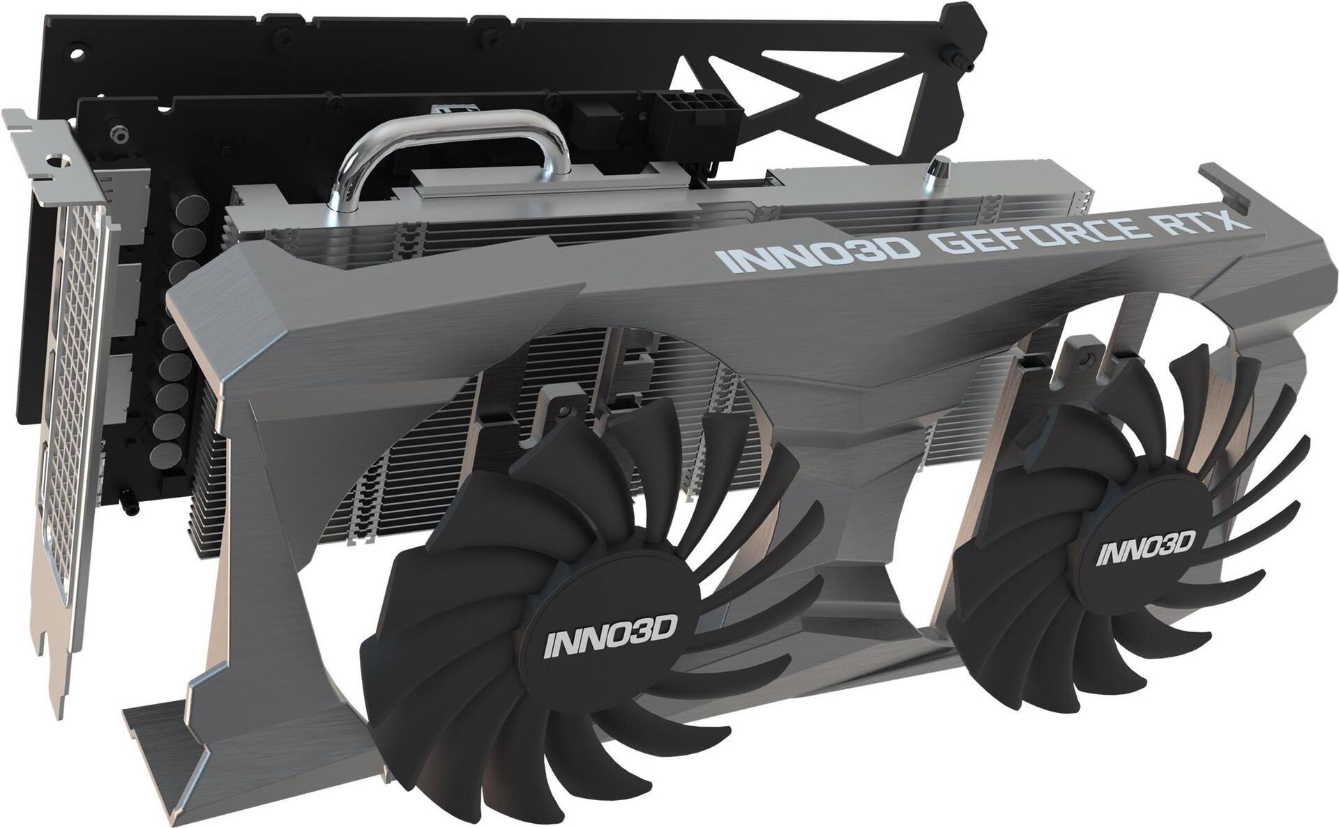 Inno3D GeForce RTX 3050 Twin X2 Grafikkarte 8 GB GDDR6 Schwarz