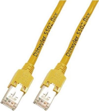 EFB-Elektronik RJ45 Patchkabel Cat.5e S/UTP PVC Dätwyler 5502 TM11 gelb 1,5m Hersteller: EFB Elektronik (K8702.1,5)