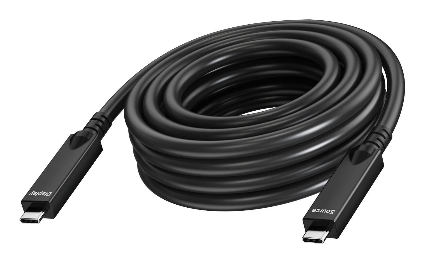 Vision TC 10MUSBC/BL USB-Kabel 10 m Schwarz