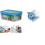 emsa Frischhaltedose CLIP & CLOSE, 5,50 Liter, transparent transportsicherer Clipverschluss, einzigartige Dichtung, - 1 Stück (508547)