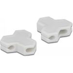 Delock Kabelhalter Tisch montierbar, Oberfläche montierbar, geeignet für Wandmontage (18401)