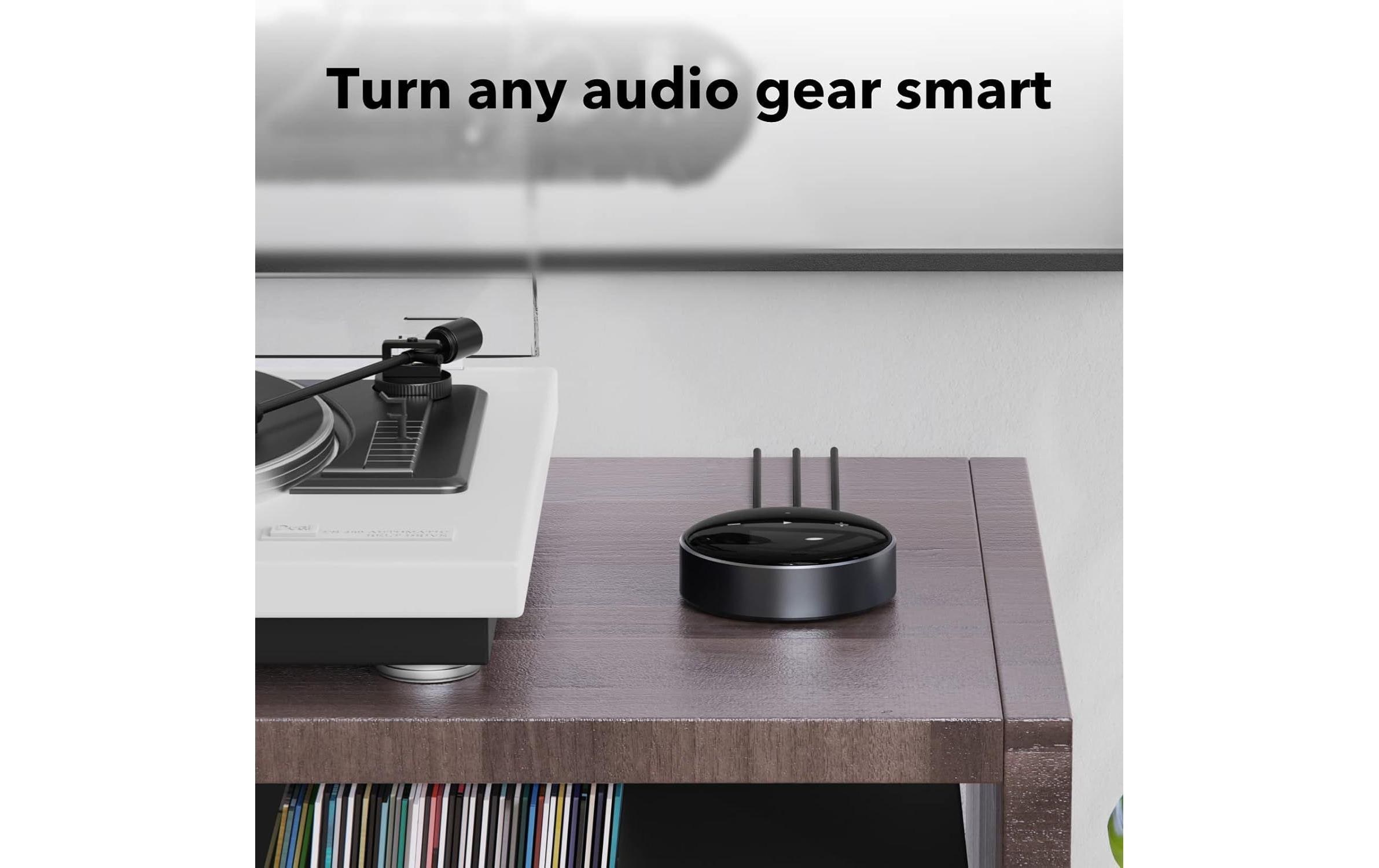WiiM Mini Audio-Streamer AirPlay 2 WLAN Bluetooth Schwarz