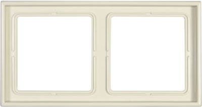 JUNG 2fach Rahmen LS 990 Creme-Weiß LS982W (LS982W)