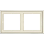 JUNG 2fach Rahmen LS 990 Creme-Weiß LS982W (LS982W)