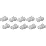 shiverpeaks BASIC-S Modular-Stecker RJ45, geschirmt 8-polig, 8 Kontakte belegt, vergoldete Kontakte, im (BS72052-10)