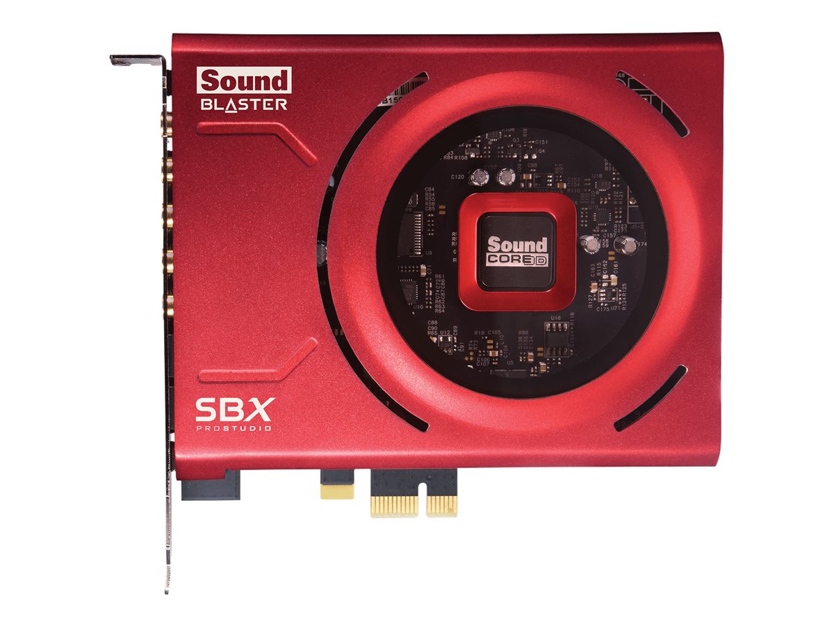 Creative Sound Blaster Z SE Interne Soundkarte PCI Express x1 24-Bit 192 kHz 116 dB SNR Rot