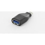 Digitus USB 3.0 Adapter [1x USB-C™ Stecker - 1x USB 3.0 Buchse A] Schwarz Digitus (AK-300506-000-S)