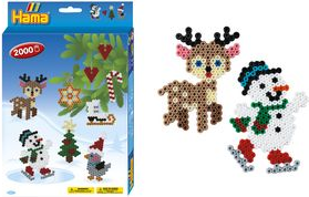 Hama Bügelperlen midi "Weihnachten", Geschenkpackung Durchmesser Bügelperle midi: 5,0 mm - 1 Stück (00003437)