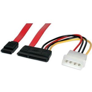 StarTech.com 45cm SATA Daten- und Stromkabel mit LP4 Molex - SATA-Kabel - Ser...