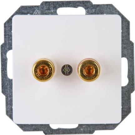 Kopp 921502009 Banane Silber - Weiß Steckdose (921502009)