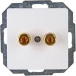 Kopp 921502009 Banane Silber - Weiß Steckdose (921502009)