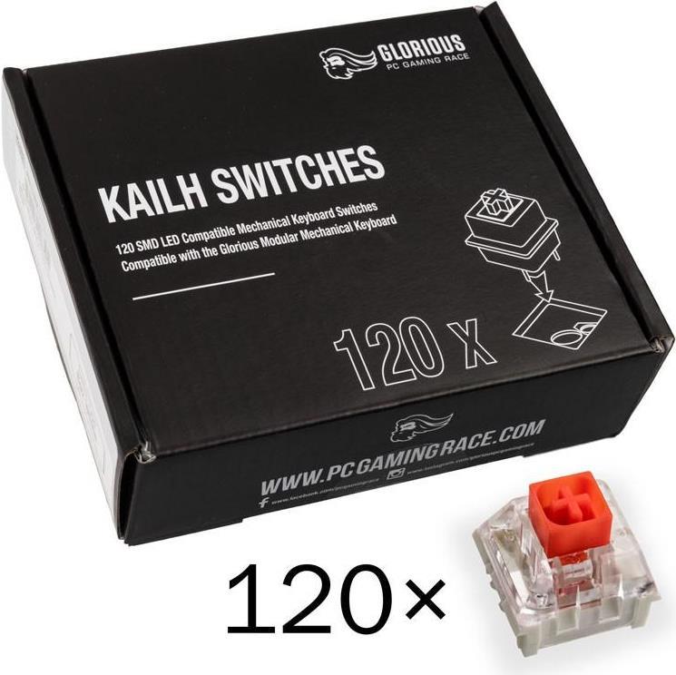 Glorious PC Gaming Race Kailh Box Red Switches (120 Stück) (KAI-RED)