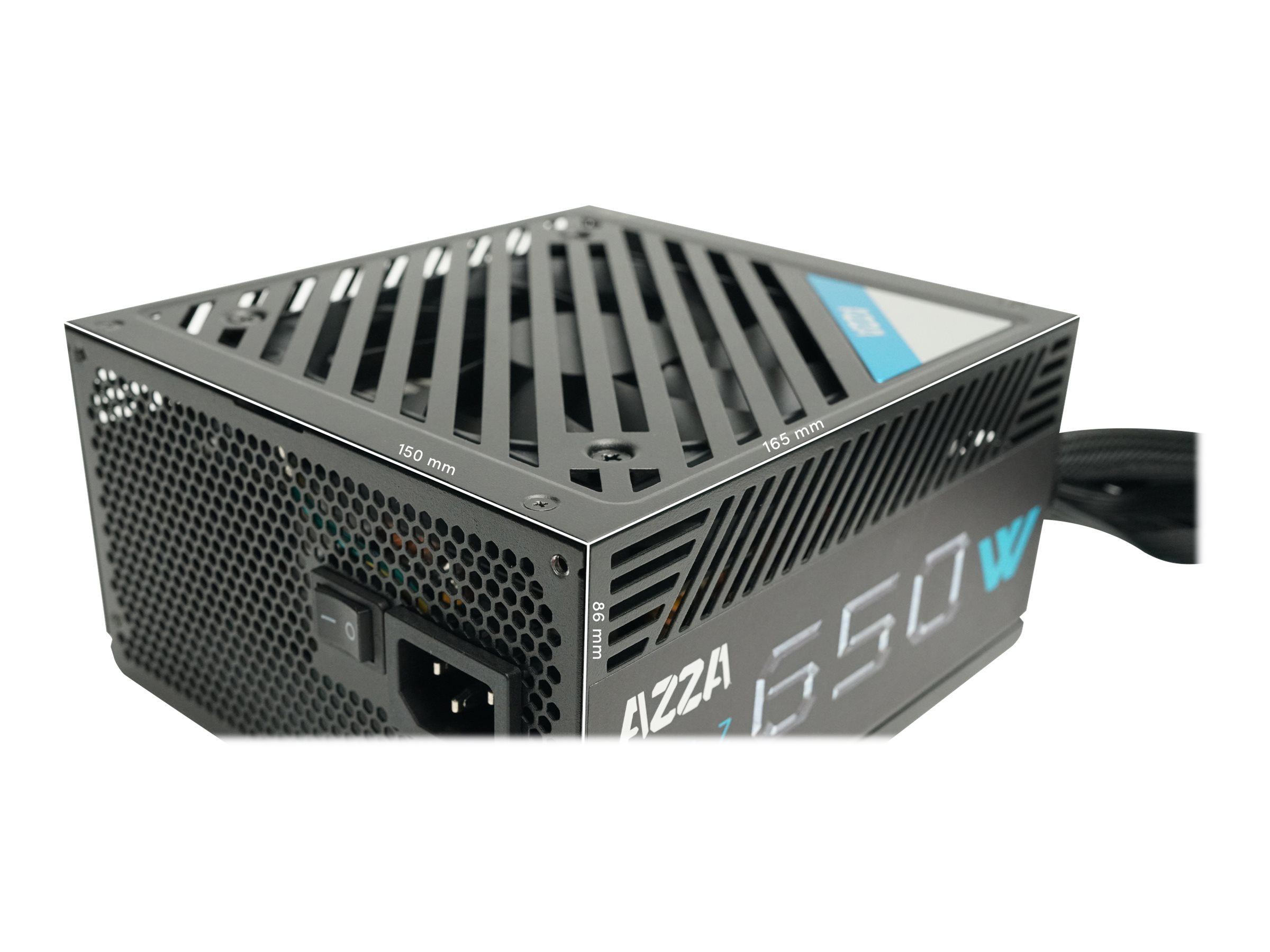 Azza PSAZ-650W PC-Netzteil 650 W 80 PLUS Bronze ATX Schwarz