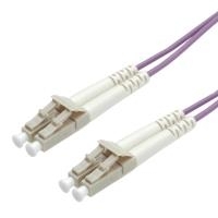 VALUE LWL-Kabel 50/125µm OM4, LC/LC, violett 2,0m (21.99.8752)