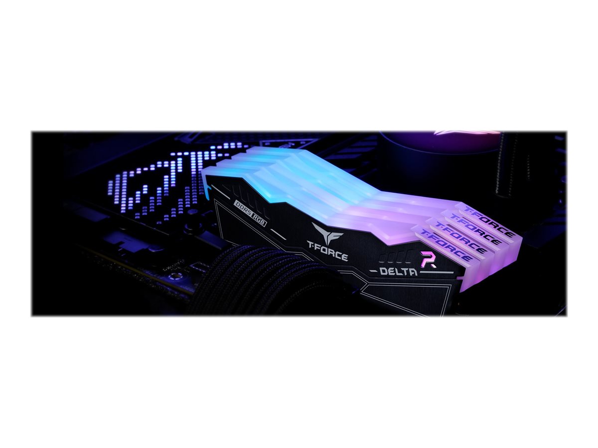 T-FORCE DELTA RGB 32 GB RAM 2 x 16 GB DDR5 6400 MHz Schwarz