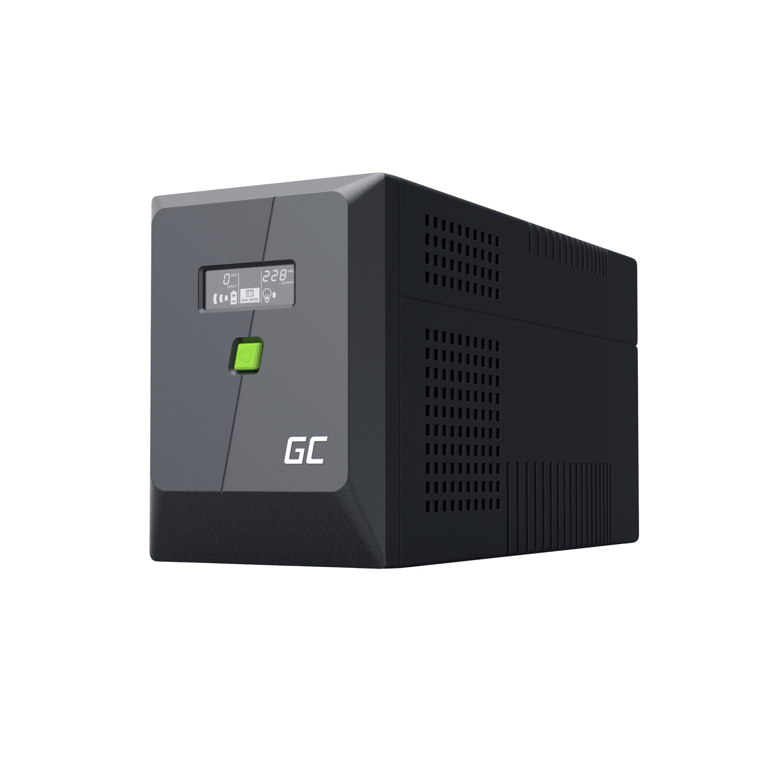 Green Cell UPSLP1050 Line-Interaktiv 1,5 kVA 1050 W Schwarz