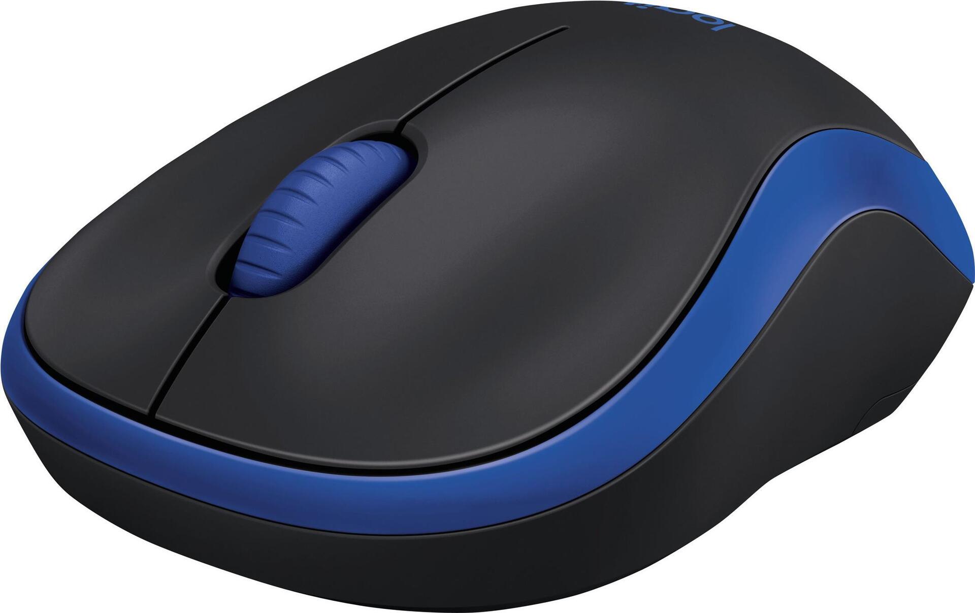 Logitech M185 Kabellose Maus RF Wireless 1000 DPI Blau