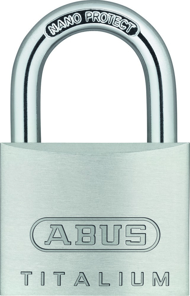 ABUS Titalium 64TI/40 Vorhängeschloss mit Schlüssel, 40mm