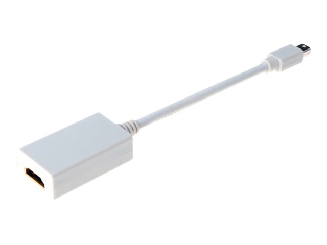 Digitus DisplayPort Adapterkabel Mini DisplayPort auf HDMI 0,15 m DP 1.1a Weiß