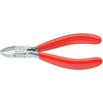 Knipex 77 01 115. Typ: Seitenschneider, Material: Stahl, Materiallgriff: Kunststoff. Länge: 11,5 cm, Gewicht: 67 g (77 01 115)