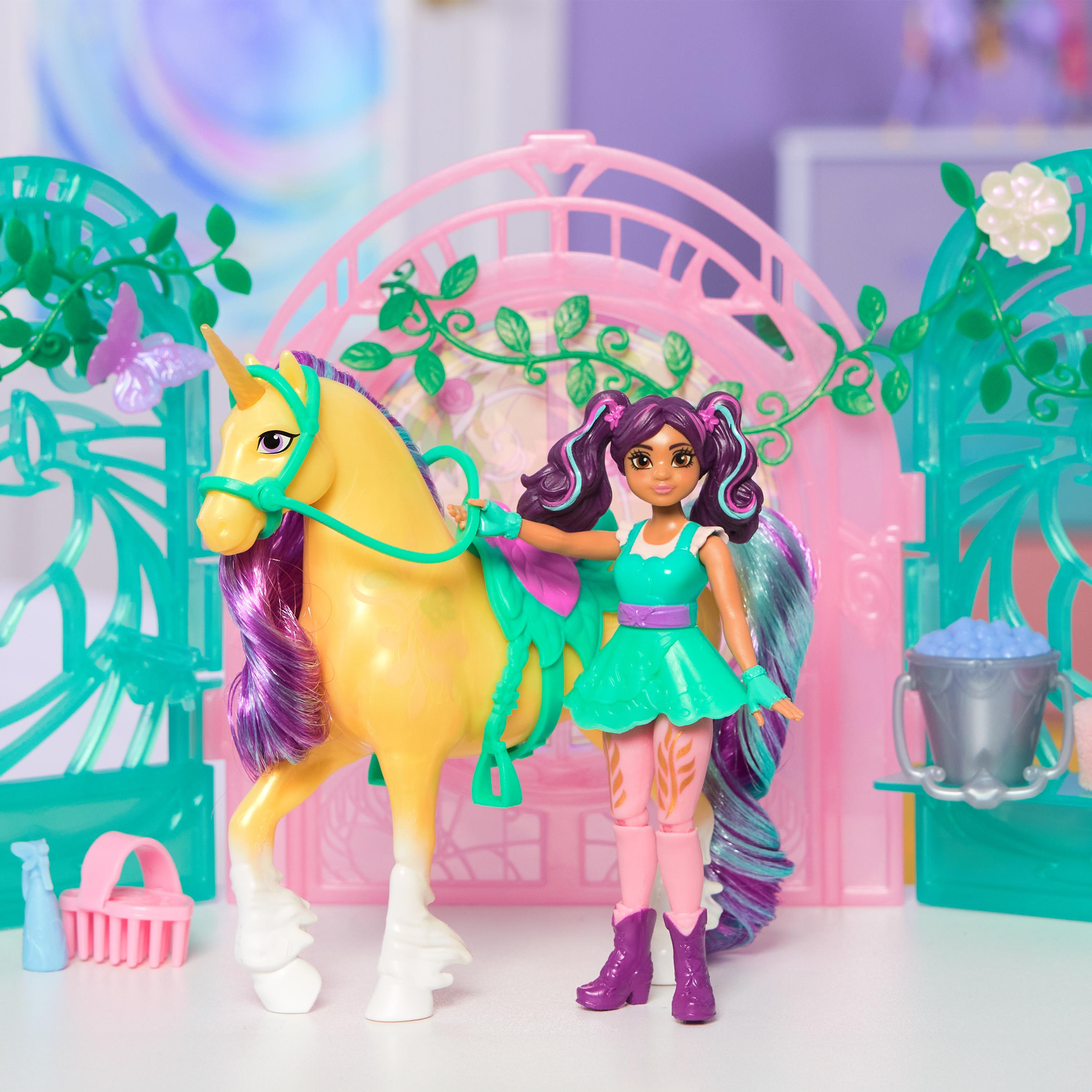Spin Master Unicorn Academy Ava & Leaf Stall Spielset
