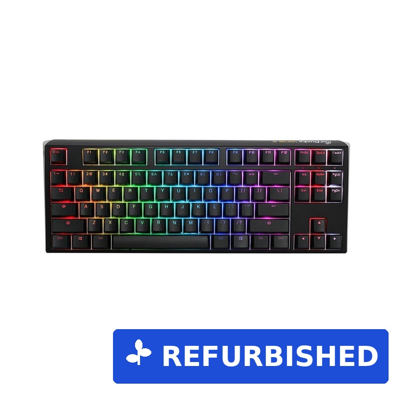 Ducky One 3 Classic TKL Tastatur USB Deutsch Schwarz - Weiß (DKON2187ST-RDEPDCLAWSC1) (B-Ware)