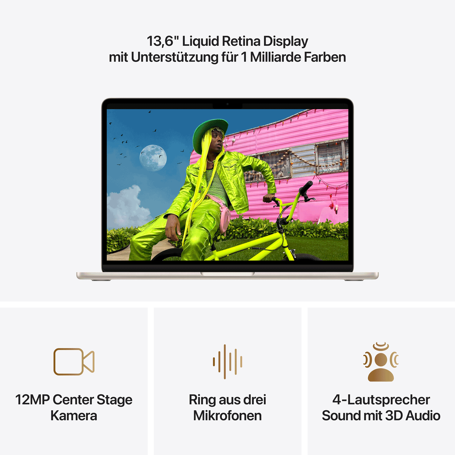 Apple MacBook Air 13" M5 32 GB RAM 1 TB SSD QWERTZ Polarstern