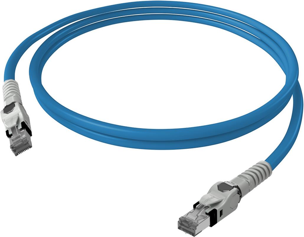 ZVK EasyLan CP1OBMSMS0010 VarioBoot Kat. Patchkabel geschirmt blau 1,0m (CP1OBMSMS0010)