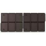 Hama Speicherkarten-Box für 12 SD-Karten, flach, Schwarz/Transparent (00095990)