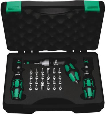 Wera 7445/46/47 Drehmoment-Schraubendreher-Set 27teilig (05350451001)